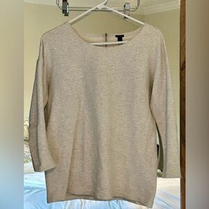 J. Crew Off-White Knit Top size small